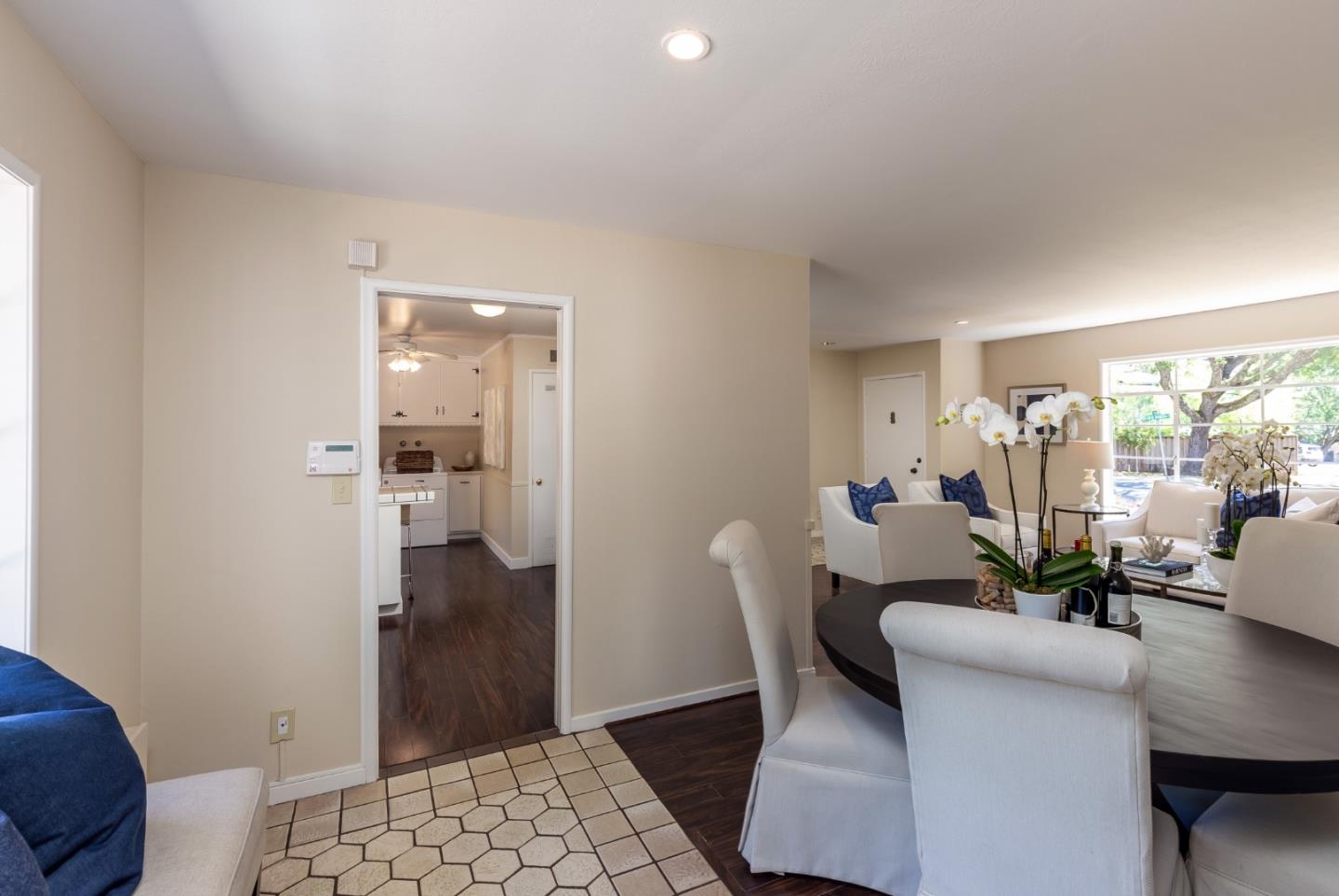 330 Corte Madera Road Portola Valley, CA 94028 - Photo 9 of 24 a dining room with furniture and window