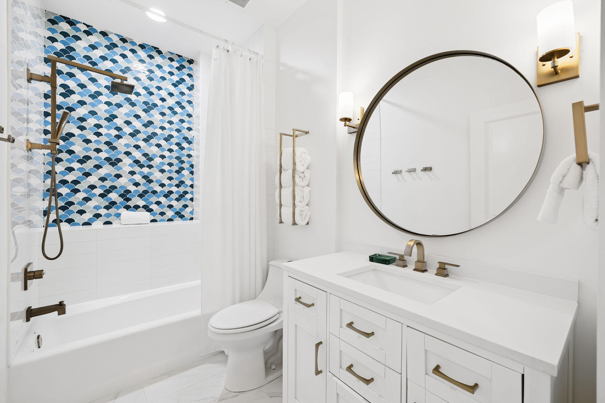 45 St Augustine Street, Unit 9101 Inlet Beach, FL 32461 - Photo 23 of 32 a bathroom with a sink toilet and a mirror