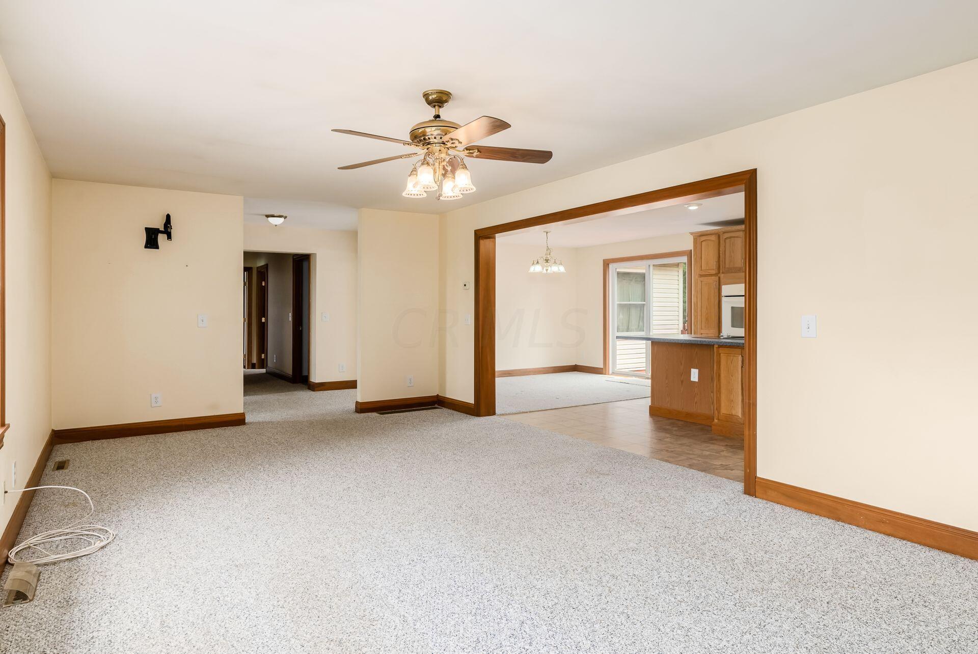 5116 Lock Road Centerburg, OH 43011 - Photo 8 of 45 Living Room to Kitchen