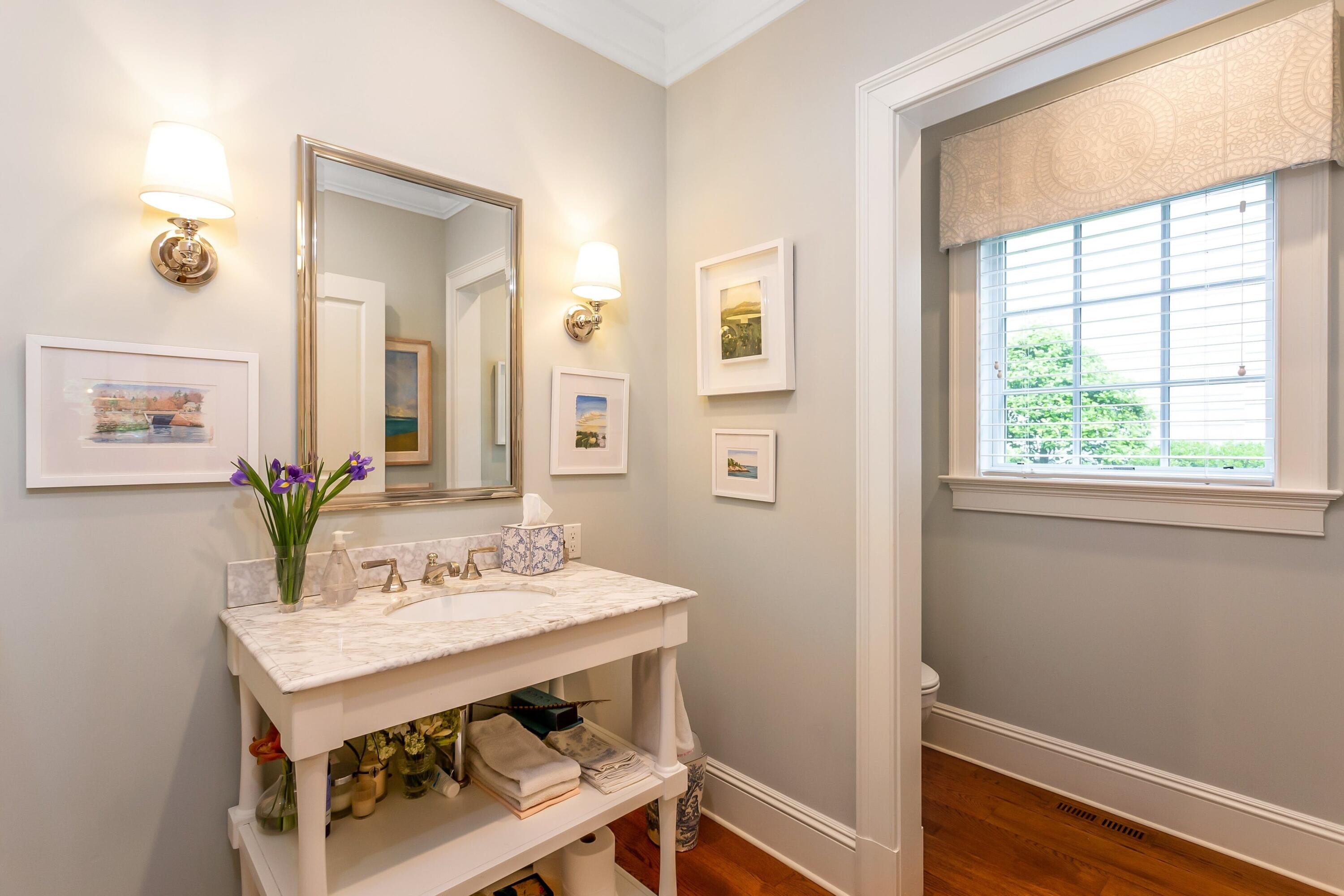 2 Harbor Bluff Lane Rowayton, CT 06853 - Photo 16 of 37 a view of a kitchen that has a sink a stove and wooden floor