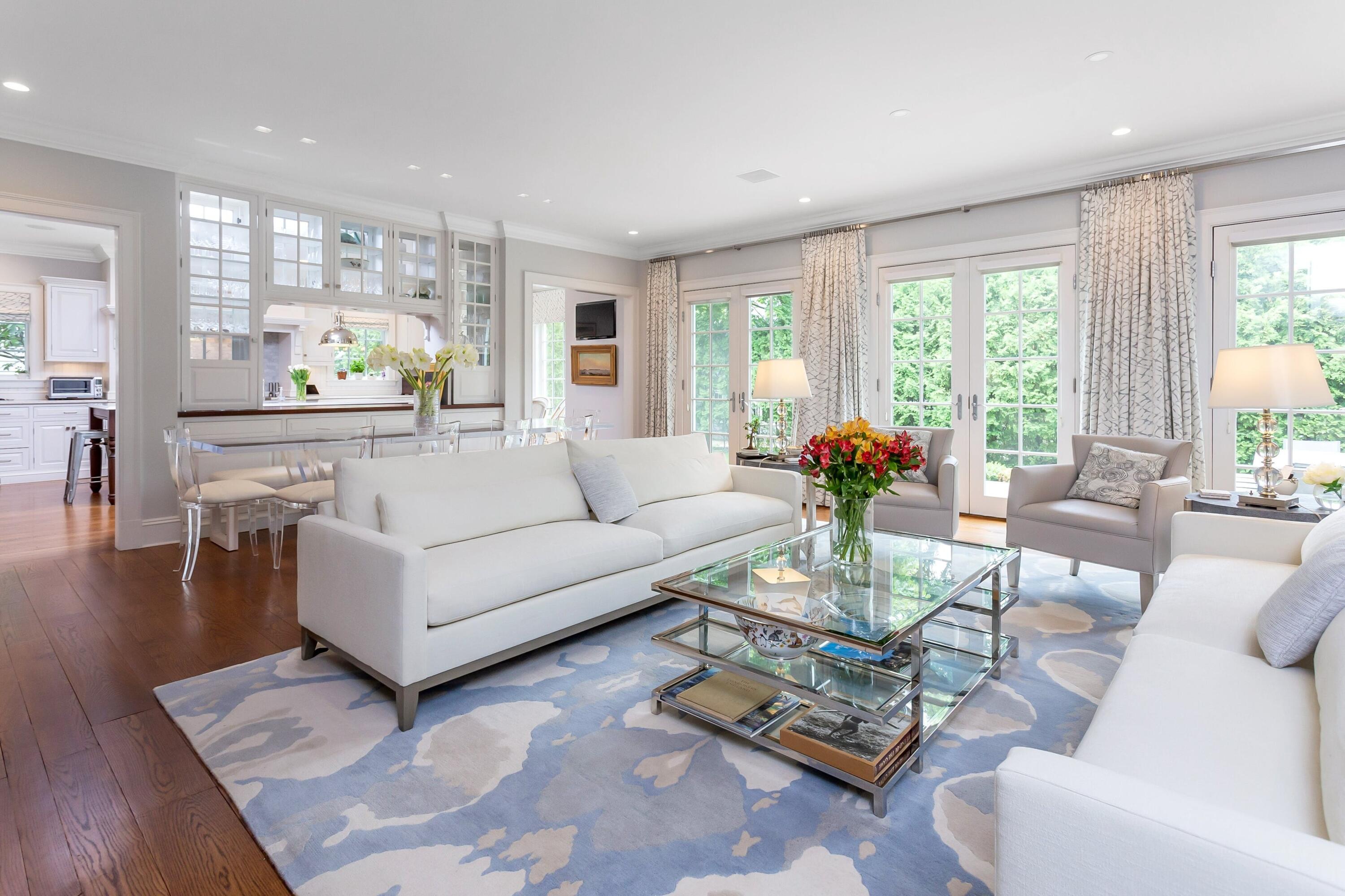 2 Harbor Bluff Lane Rowayton, CT 06853 - Photo 5 of 37 a living room with furniture and a large window