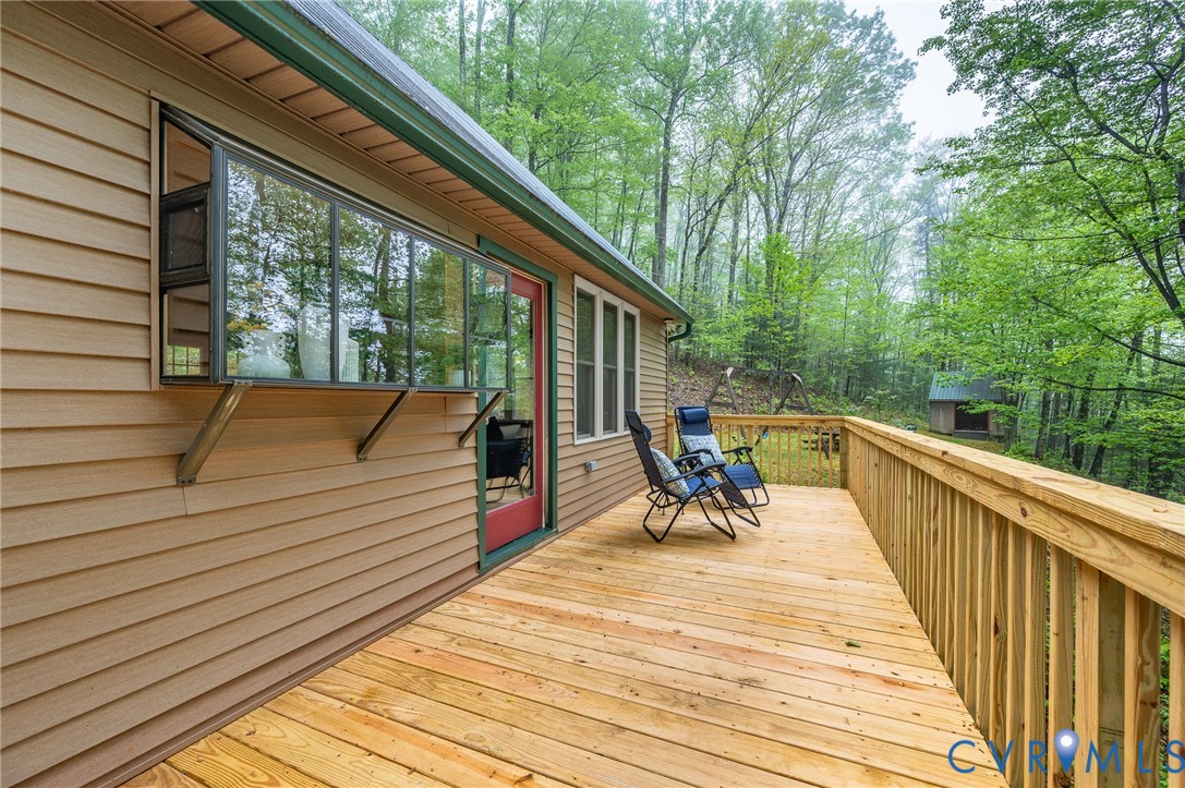 270 Little Cabin Road Amherst, VA 24521 - Photo 29 of 52 a balcony view with a seating space