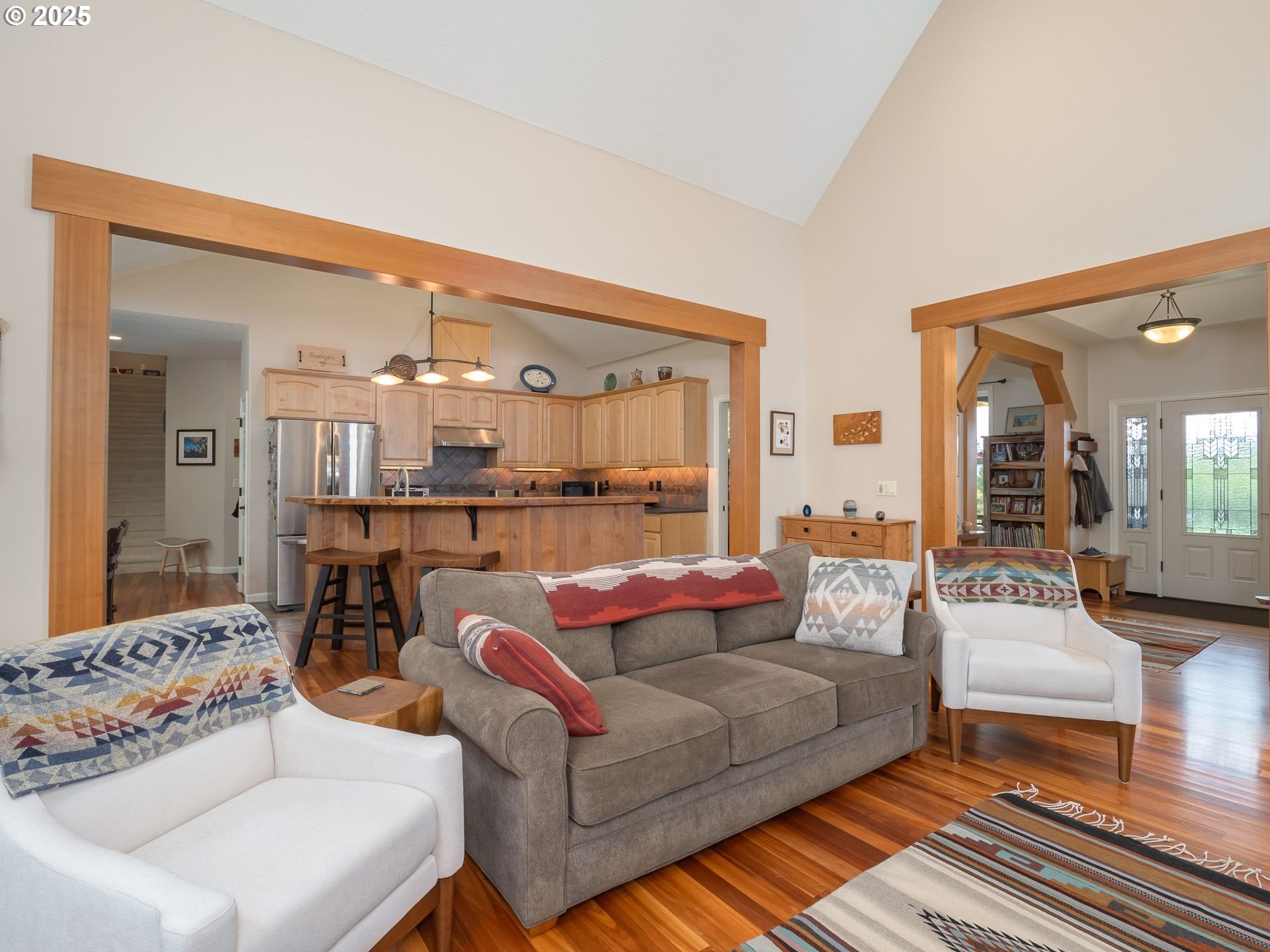 72 Patrick Lane Washougal, WA 98671 - Photo 14 of 48 a living room with furniture and view of kitchen