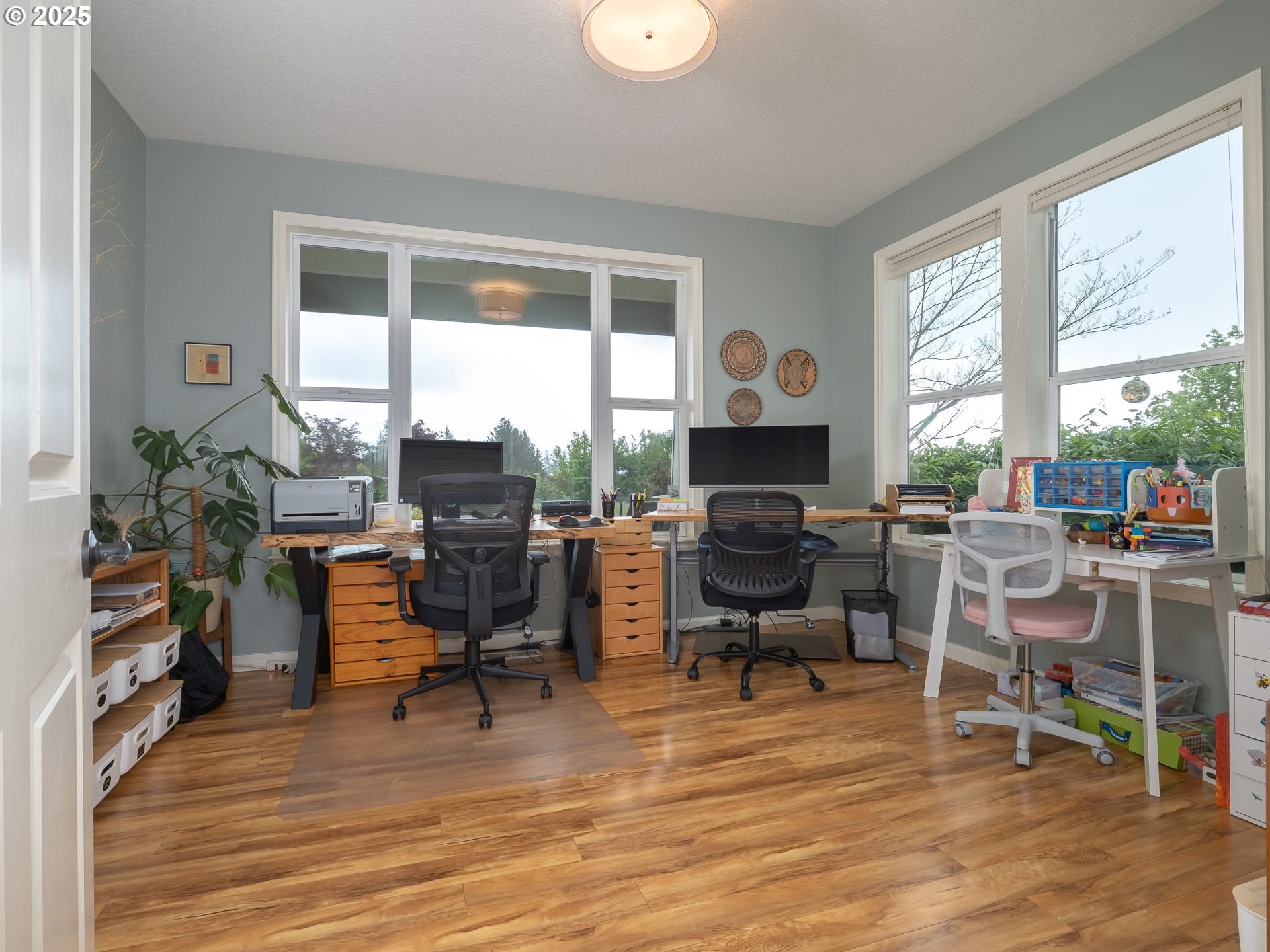 72 Patrick Lane Washougal, WA 98671 - Photo 28 of 48 a living room with furniture two large windows and a dining table