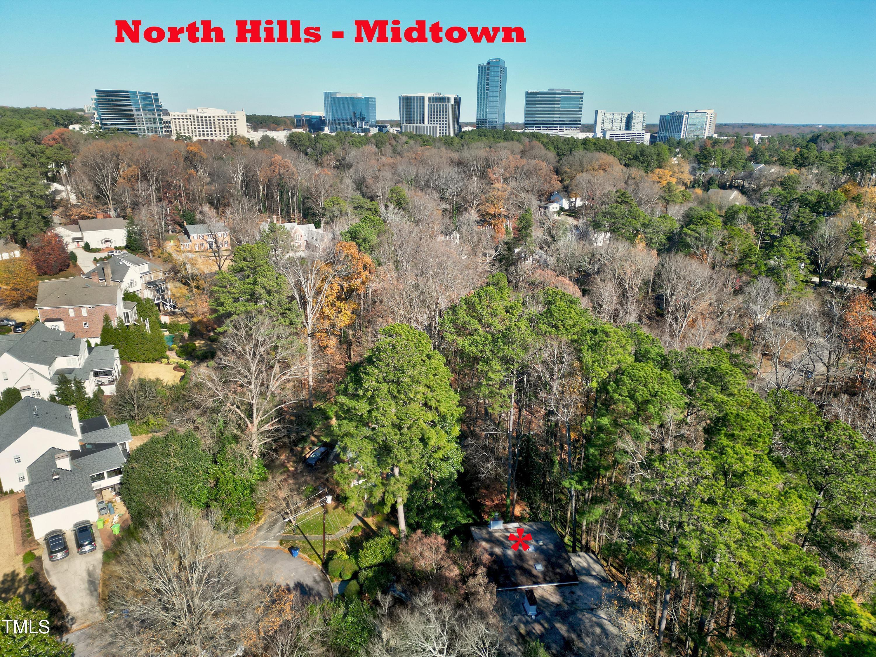 501 Spring Valley Drive Raleigh, NC 27609 - Photo 88 of 91 Aerial-6