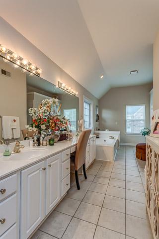 601 Pendlebury Park Place Franklin, TN 37069 - Photo 13 of 20 This master bath is a room to itself. Huge vanity area, separate shower and tub.