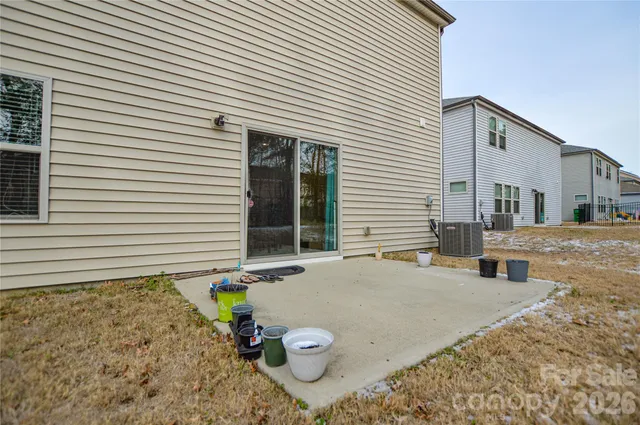 a backyard of a house