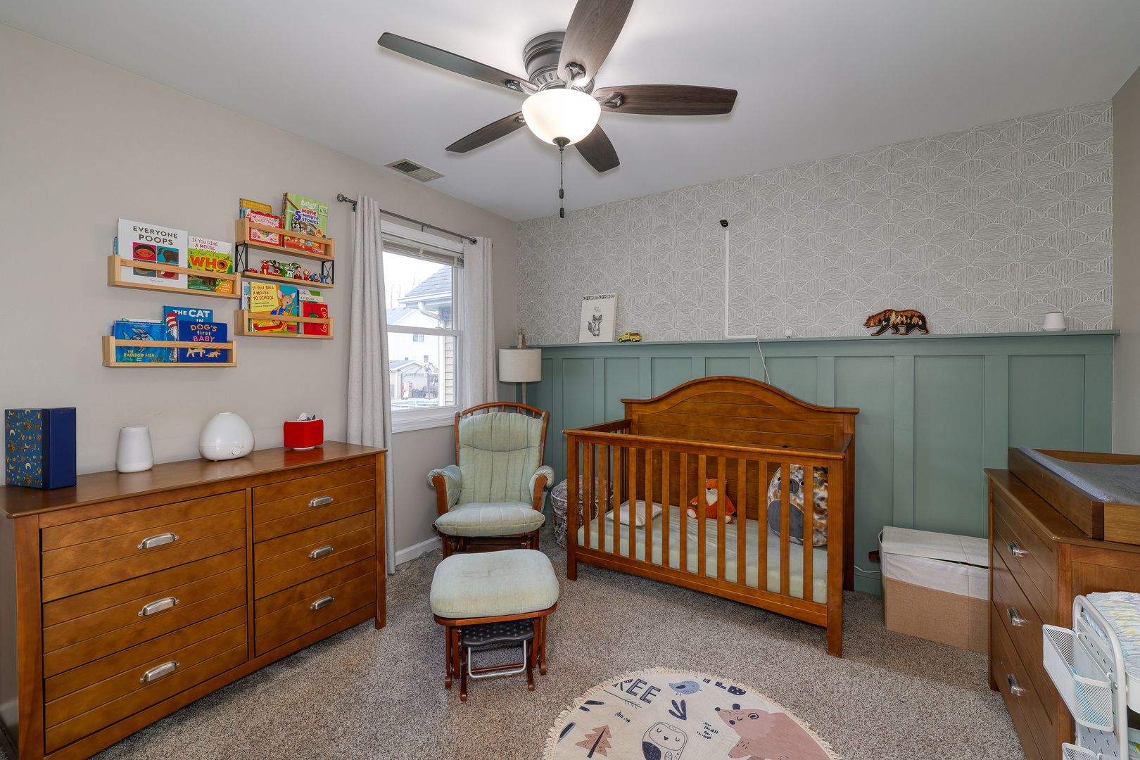 436 West Pierce Street Elburn, IL 60119 - Photo 13 of 28 a bedroom with furniture and a window