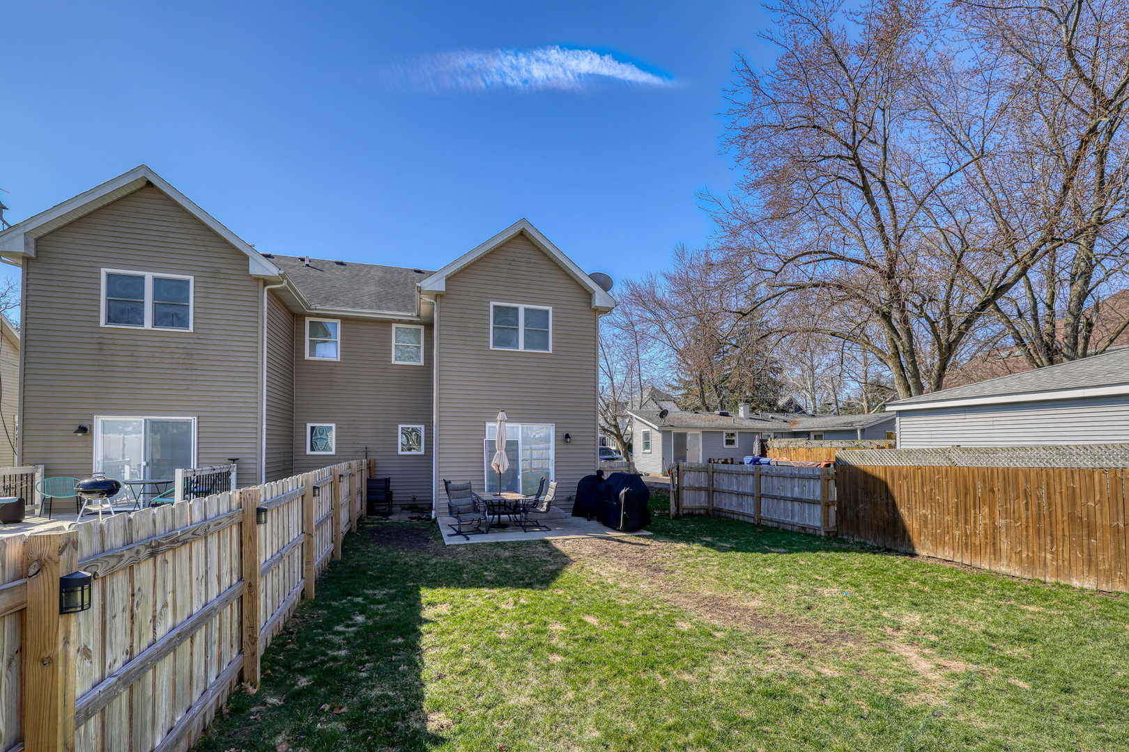 436 West Pierce Street Elburn, IL 60119 - Photo 19 of 28 a view of house with backyard and furniture