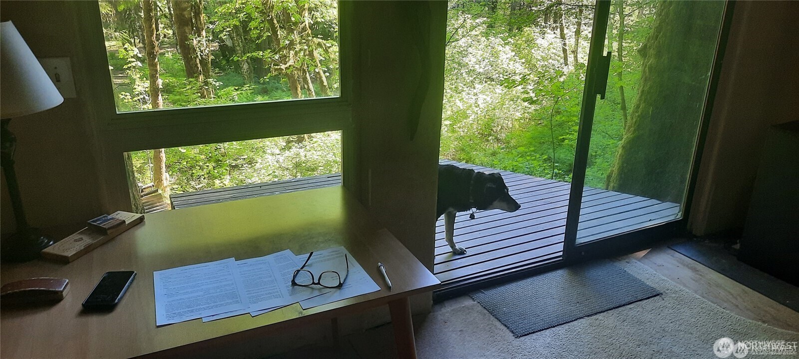 8444 South Cascade Road Marblemount, WA 98267 - Photo 12 of 30 a view of a two chair in the balcony