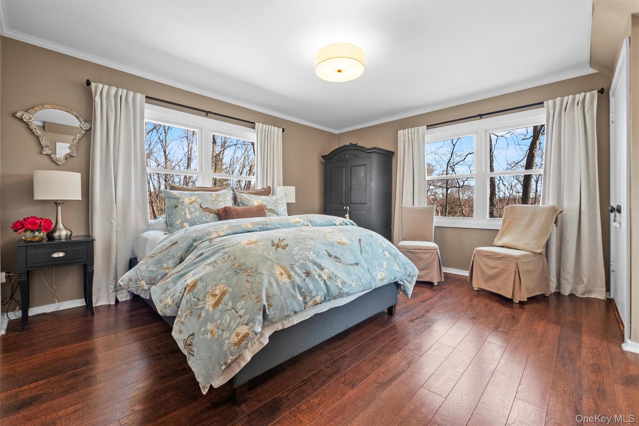 76 Smith Hill Road Monsey, NY 10952 - Photo 27 of 50 a bedroom with bed and wooden floor