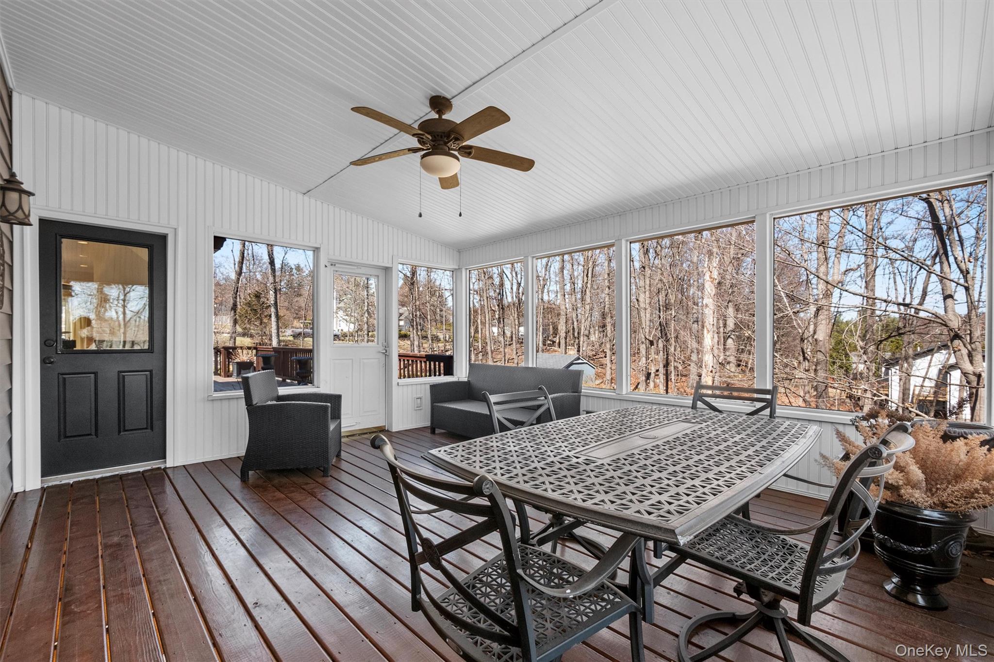 76 Smith Hill Road Monsey, NY 10952 - Photo 36 of 50 a view of a dining room with furniture window and wooden floor
