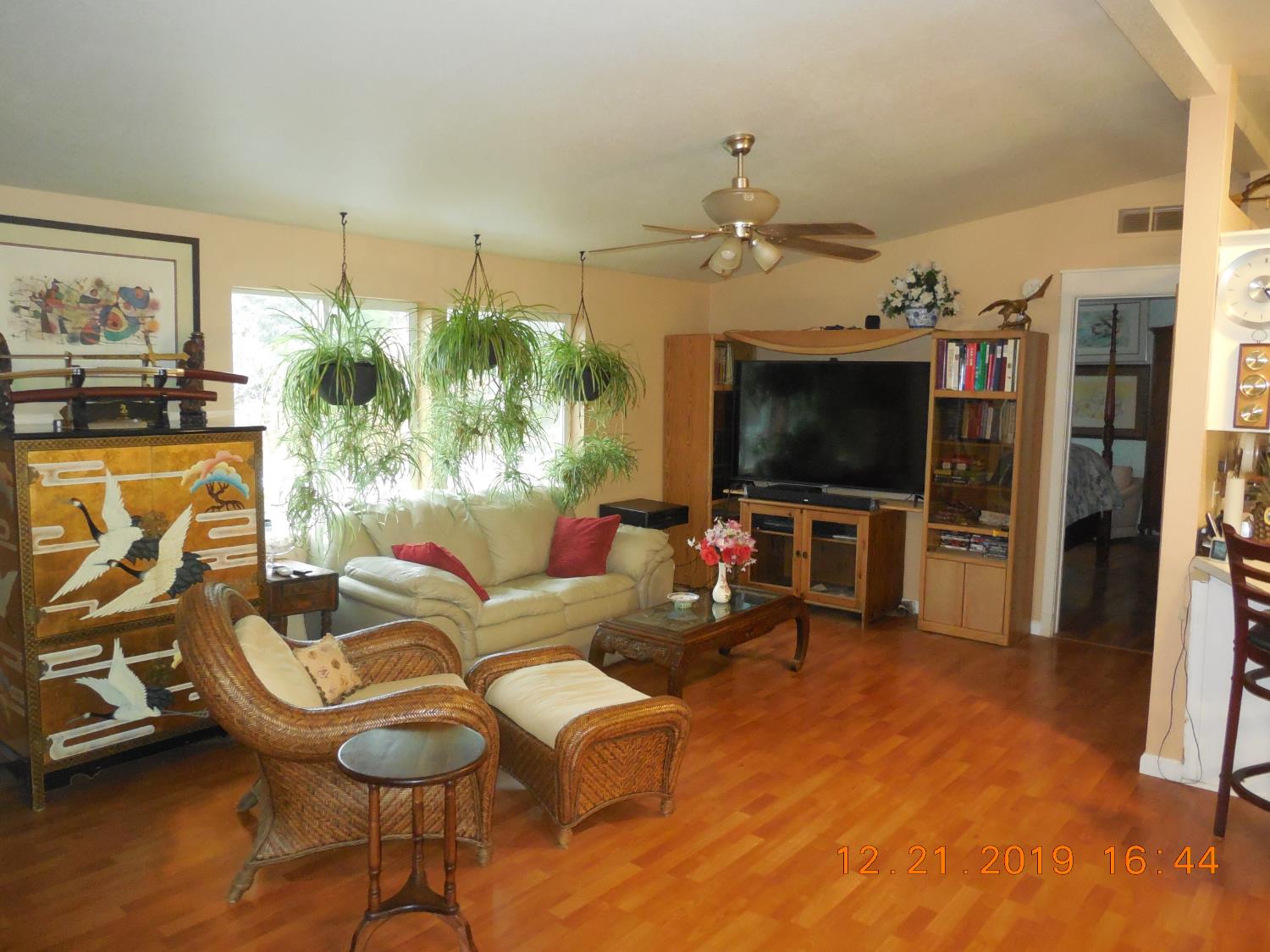 6067 Sheep Ranch Road Murphys, CA 95247 - Photo 24 of 44 a living room with furniture and a flat screen tv