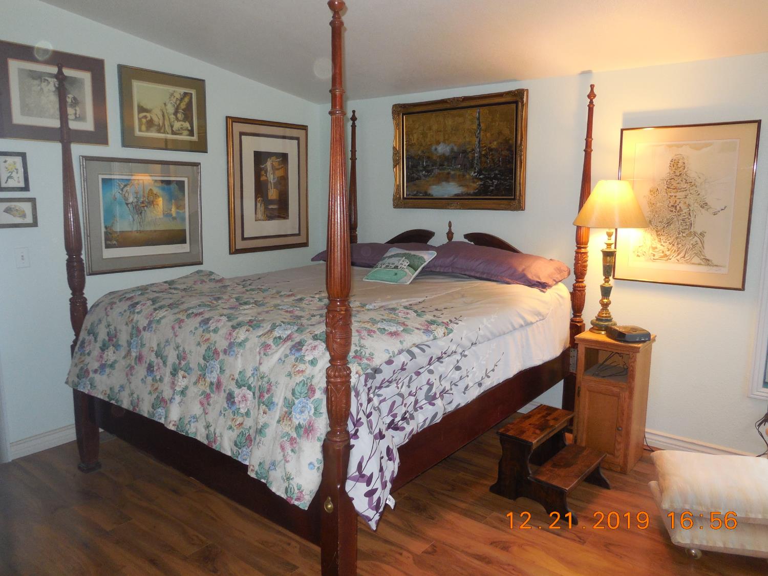 6067 Sheep Ranch Road Murphys, CA 95247 - Photo 26 of 44 a bedroom with a bed and a flat screen tv