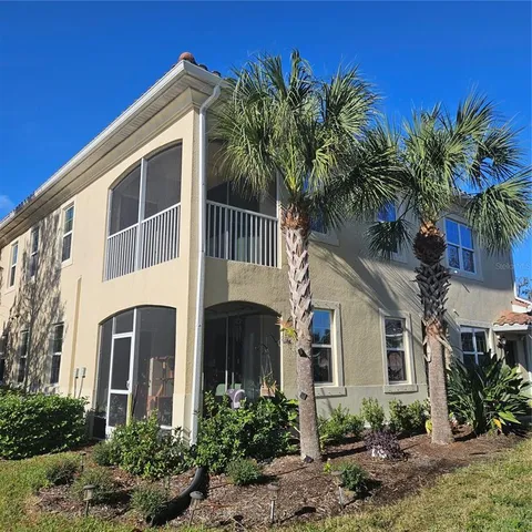 a front view of a house with balcony