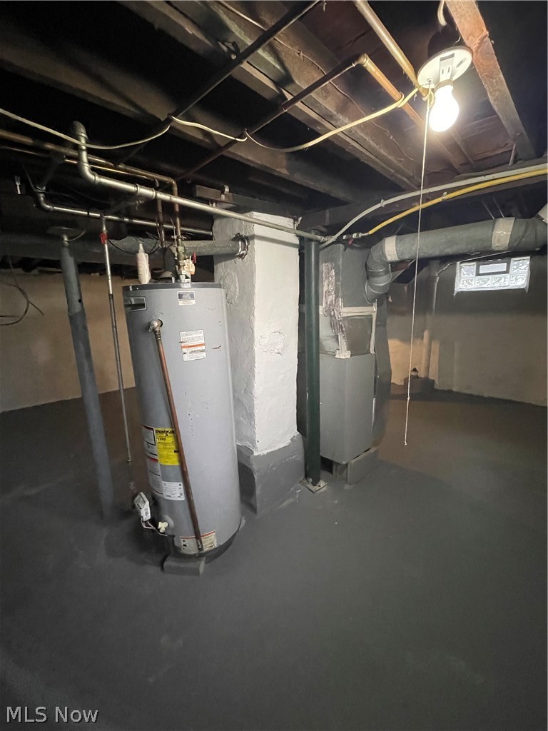 933 Inman Street Akron, OH 44306 - Photo 20 of 25 Basement with water heater
