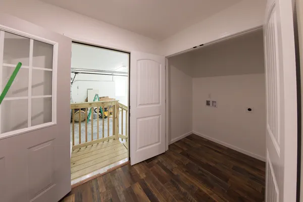 wooden floor in an empty room