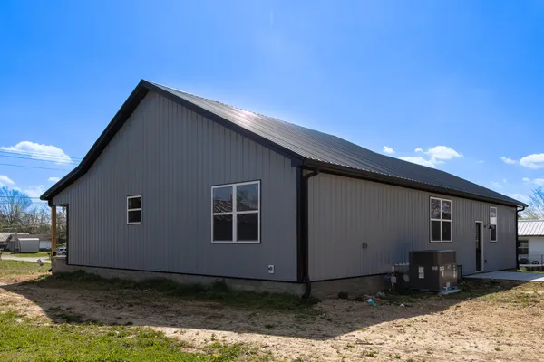 a backyard of a house