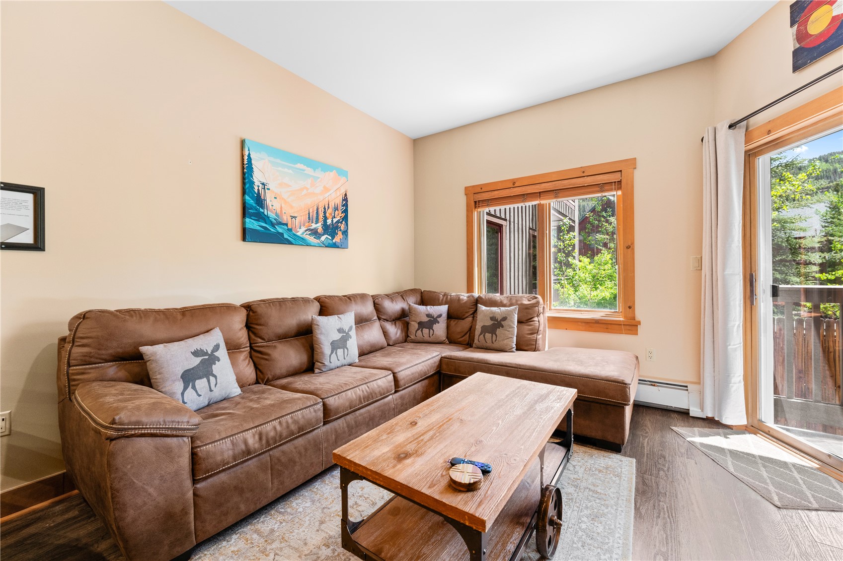 135 Dercum Drive, Unit 8563 Keystone, CO 80435 - Photo 11 of 35 a living room with furniture and a window with outer view