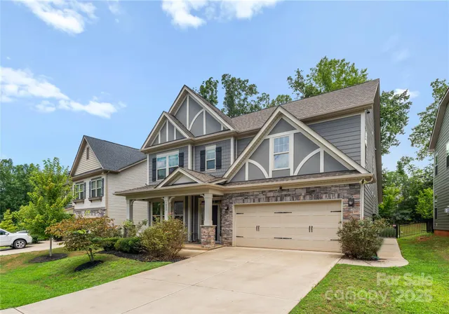a front view of house with yard