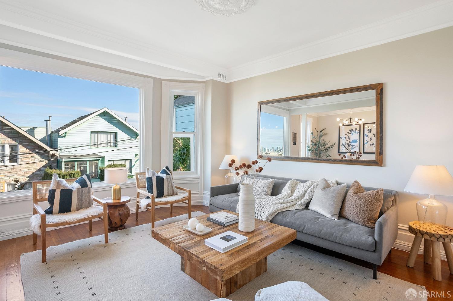 1772 Sanchez Street San Francisco, CA 94131 - Photo 4 of 23 a living room with furniture and a large window