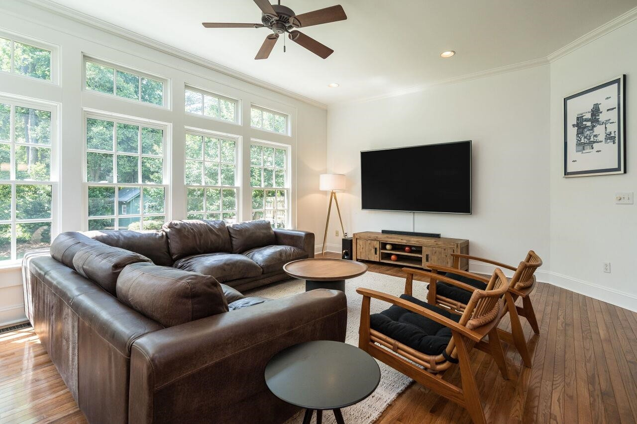 1621 Lorraine Road Raleigh, NC 27607 - Photo 8 of 28 The family room is incredible and opens to the kitchen!