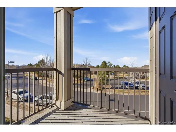 a view of balcony with city view