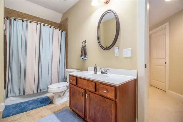 front view of a house with a street