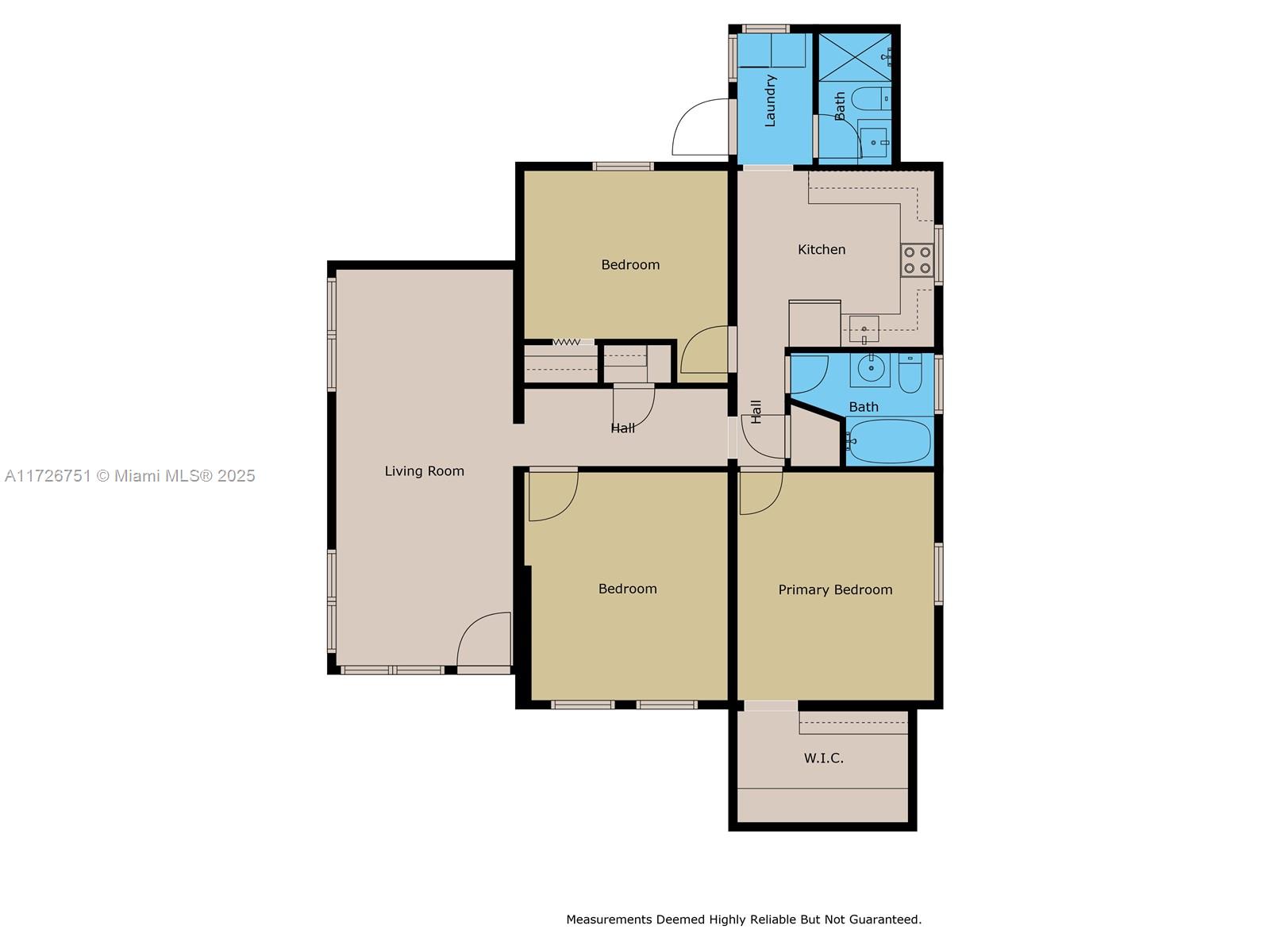 319 Northeast 171 Street North Miami Beach, FL 33162 - Photo 27 of 31 a picture of a wall with a large mirror and a white refrigerator