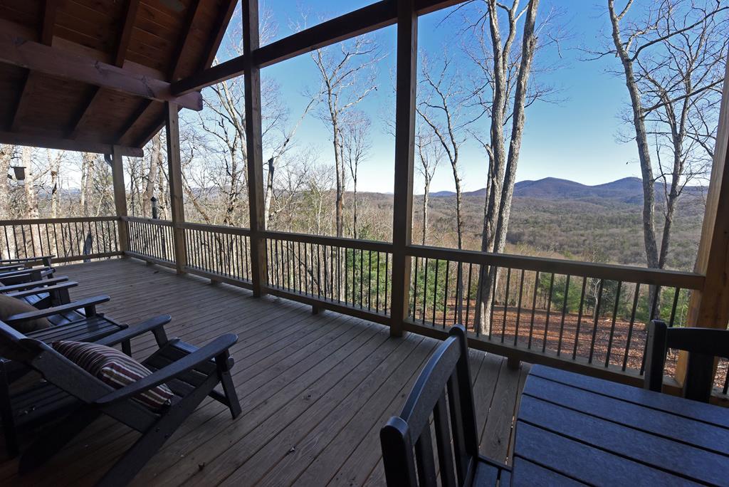 731 Native Trail Cherry Log, GA 30522 - Photo 12 of 54 a view of a balcony with wooden floor