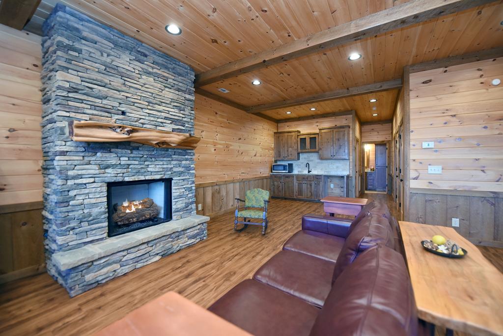 731 Native Trail Cherry Log, GA 30522 - Photo 45 of 54 a living room with furniture and a fireplace