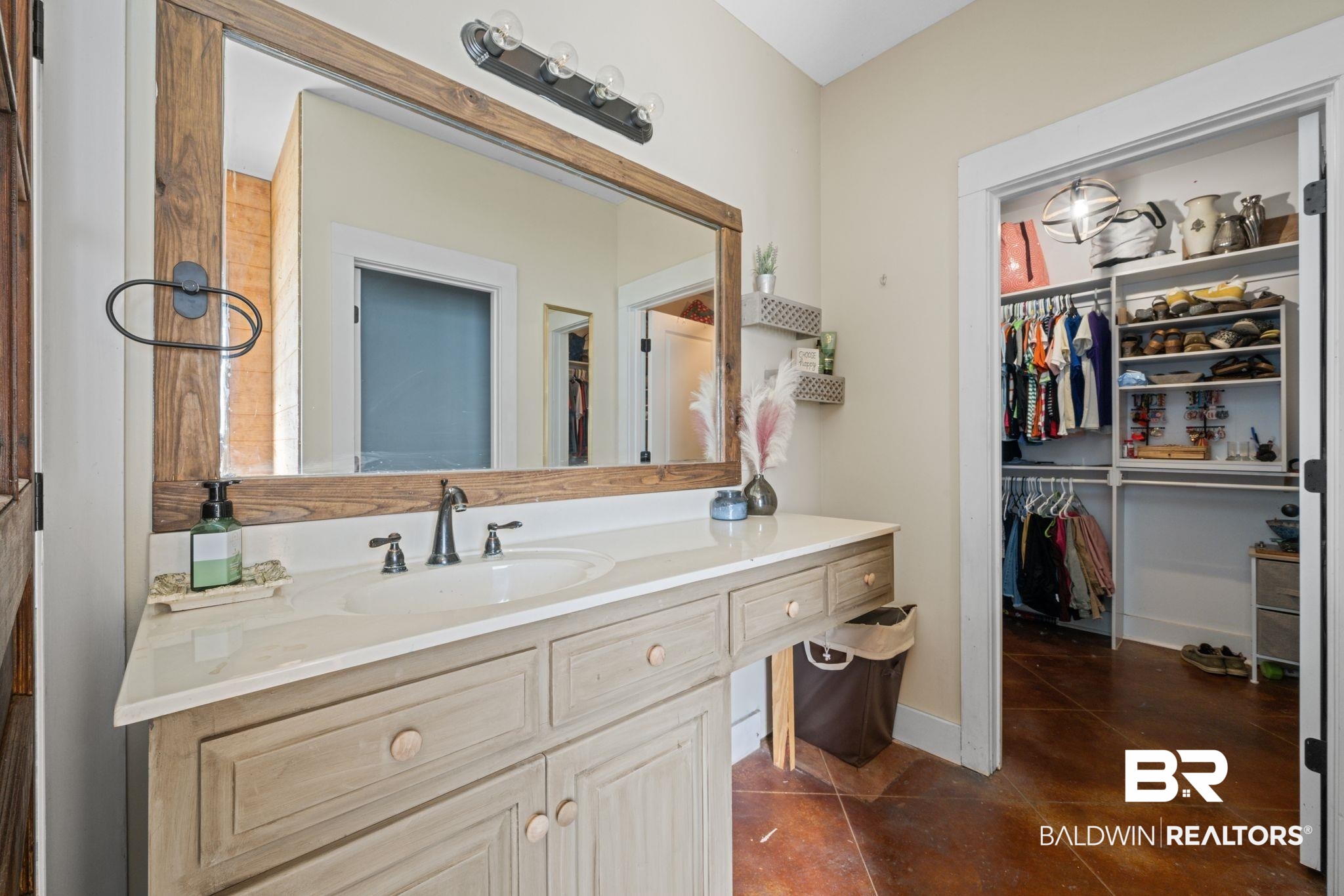 15635 North A N Brady Road Bay Minette, AL 36507 - Photo 25 of 51 Bathroom with vanity and tile patterned floors