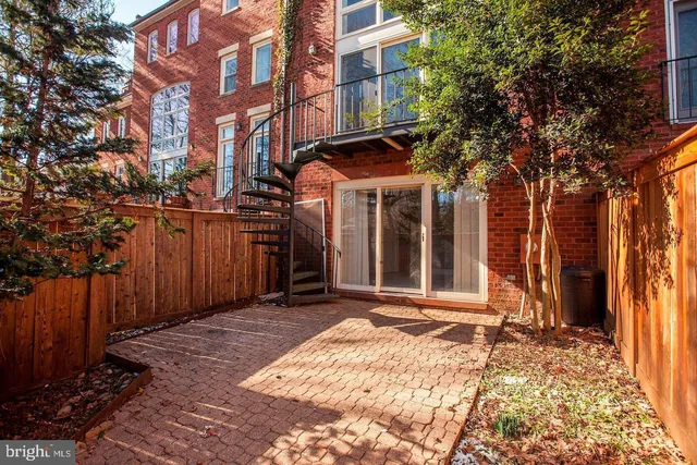 a view of a building with many windows