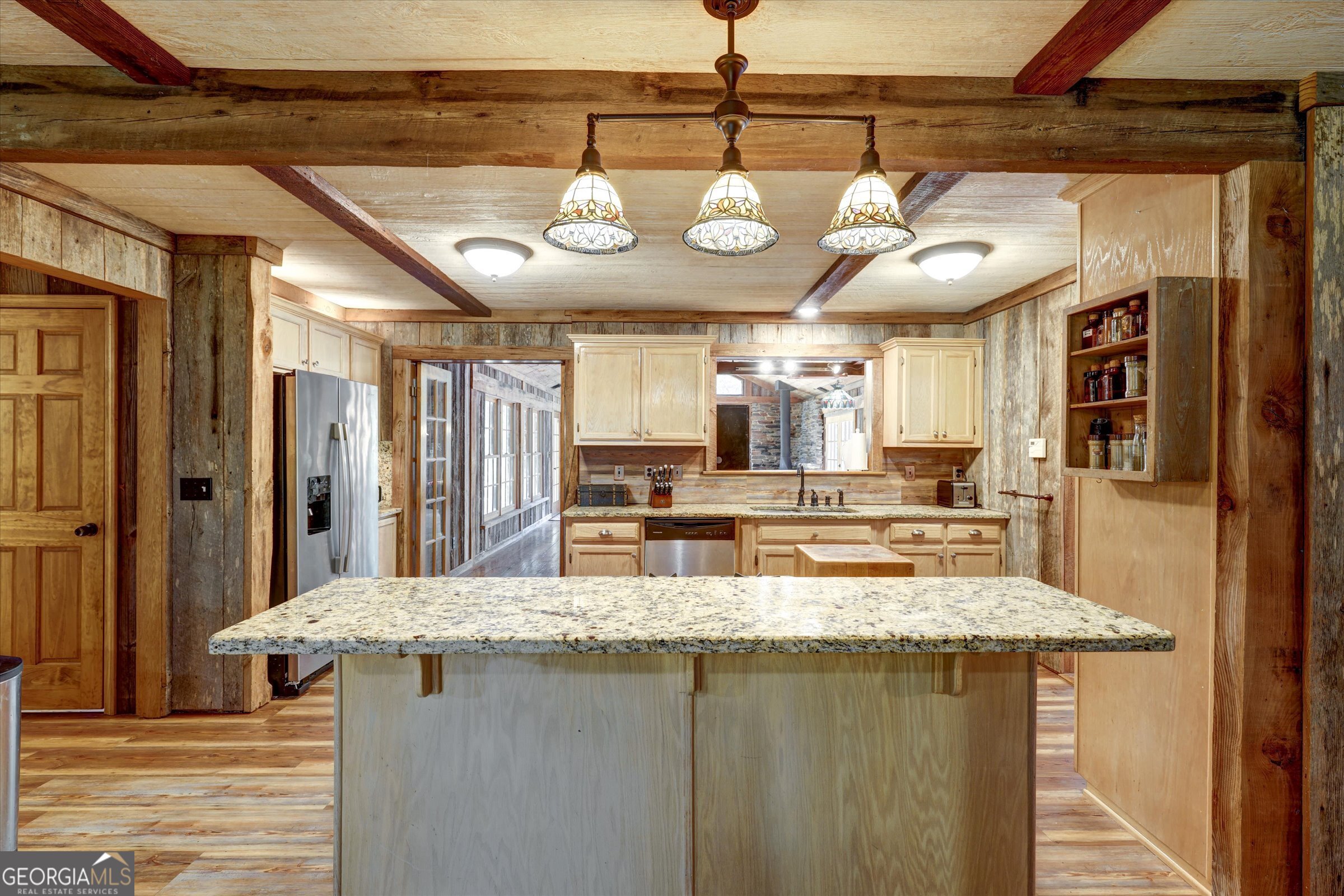 424 Hampton Road Hampton, GA 30228 - Photo 38 of 96 a view of a kitchen with a sink and refrigerator
