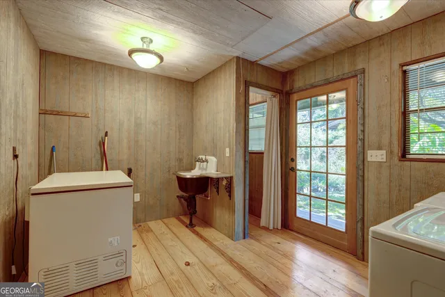 a view of an outdoor space and yard