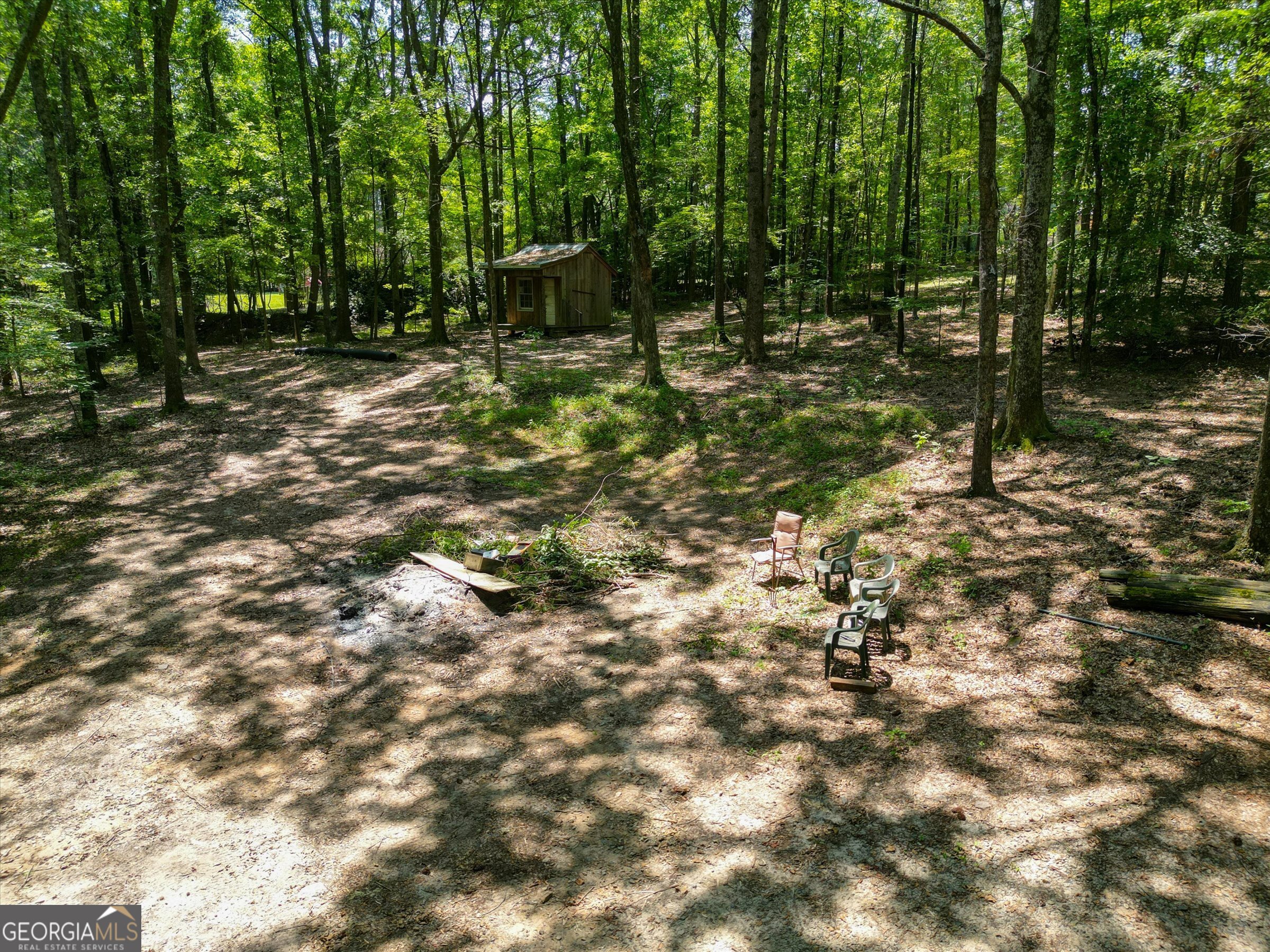 424 Hampton Road Hampton, GA 30228 - Photo 78 of 96 a backyard of a house with lots of green space