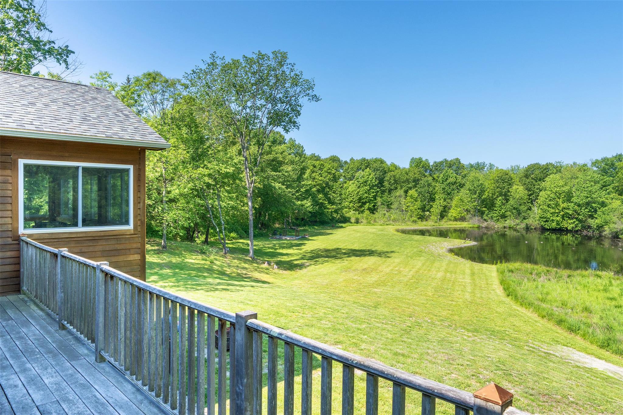 508 Woodstock Road Millbrook, NY 12545 - Photo 4 of 46 a view of a balcony with lake view