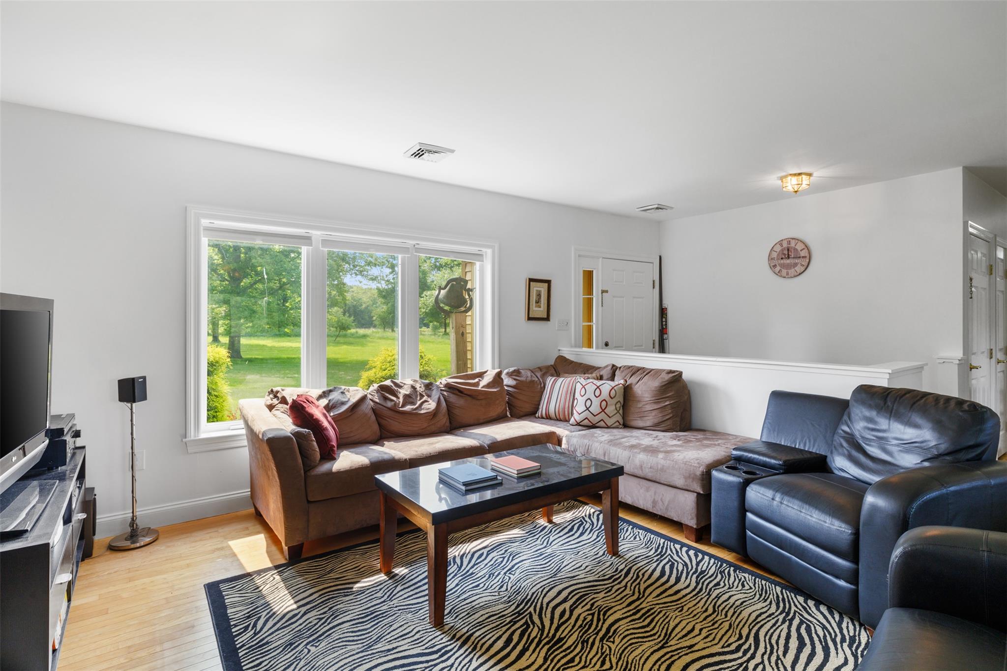 508 Woodstock Road Millbrook, NY 12545 - Photo 9 of 46 a living room with furniture and a flat screen tv