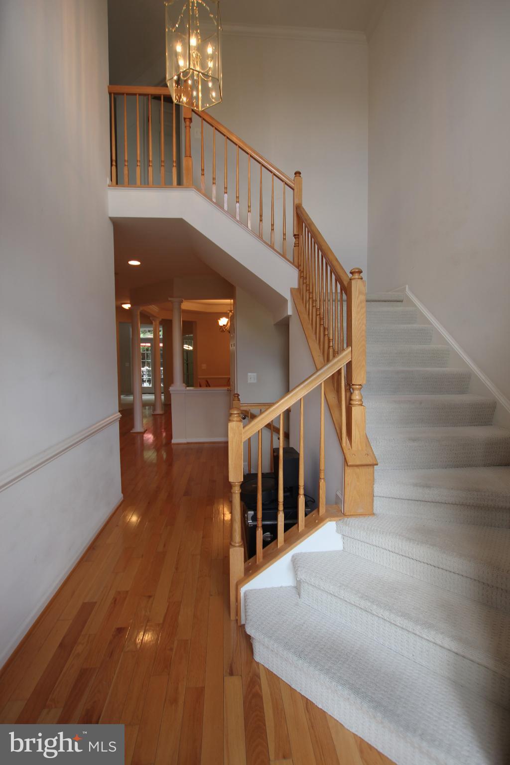 8532 Barrow Furnace Lane Lorton, VA 22079 - Photo 2 of 33 a view of entryway and hall with wooden floor