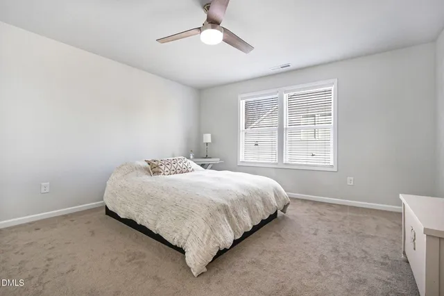 a view of hallway with livingroom