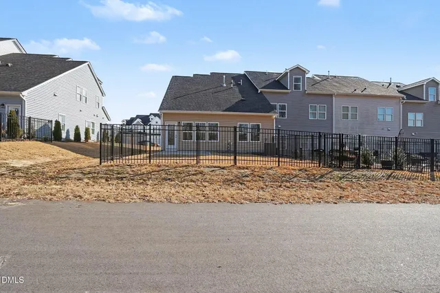 a view of a house with a patio