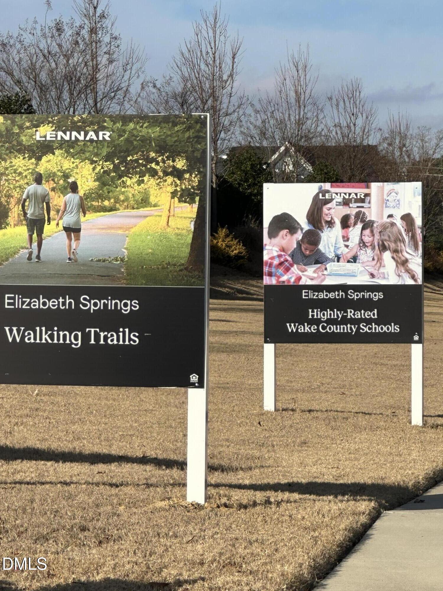 266 Shingle Oak Road Wake Forest, NC 27587 - Photo 27 of 36 a sign broad on the side of the road