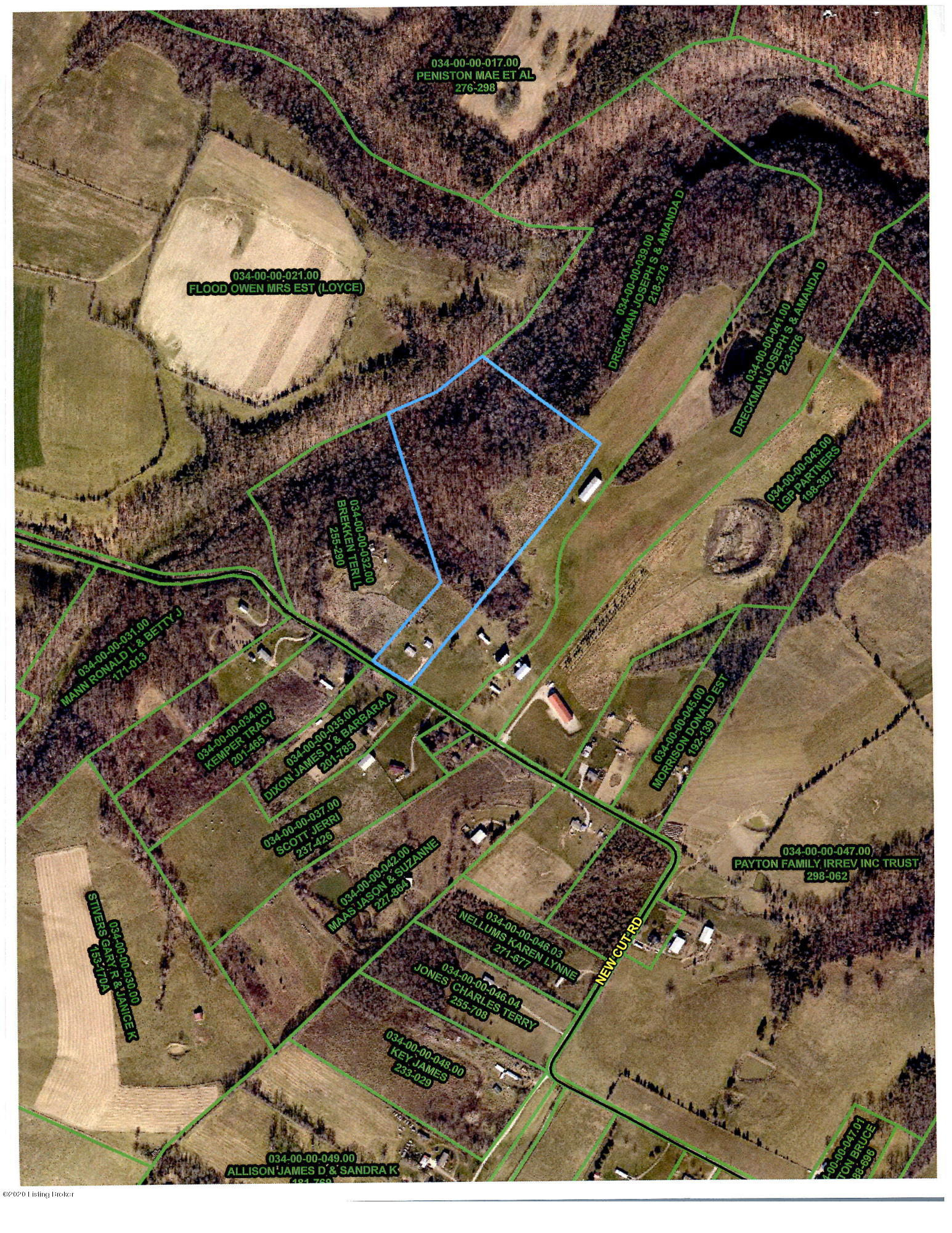 656 New Cut Road Campbellsburg, KY 40011 - Photo 6 of 6 Colored Plat