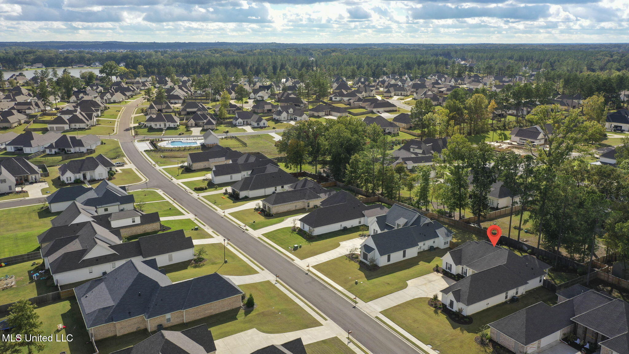 433 Crossvine Place Madison, MS 39110 - Photo 45 of 51 Aerial View of Home