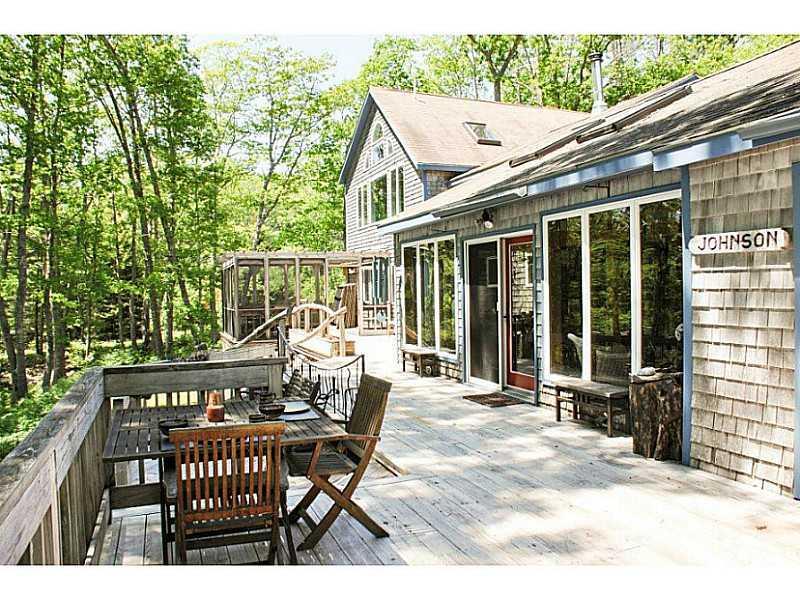 38 Collins Cove Road Cushing, ME 04563 - Photo 2 of 33 Patio/Deck. The multi level deck,...