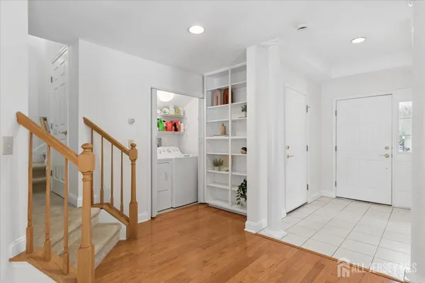 a view of front door