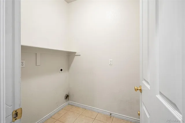 a view of small space with racks on the wall