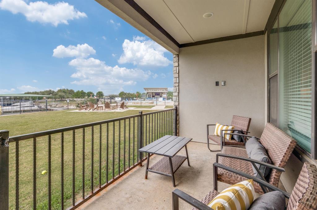 3412 Scenic Point Road, Unit 102 Graford, TX 76449 - Photo 21 of 31 a view of balcony with furniture