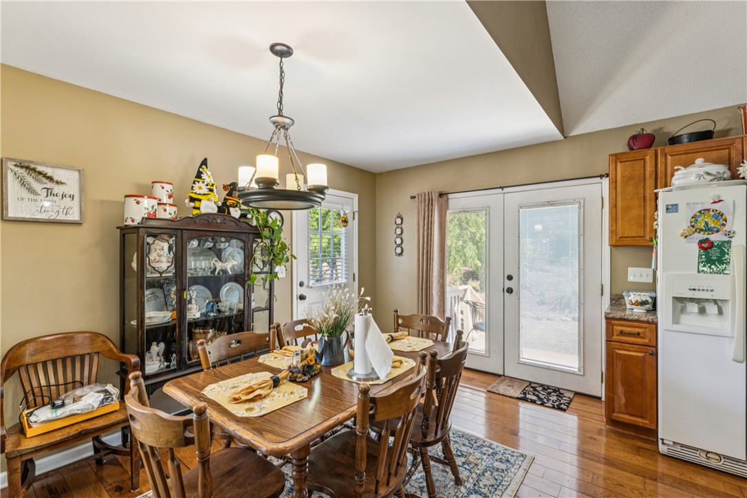 189 Little Choestoea Road Westminster, SC 29693 - Photo 11 of 38 This inviting dining area features hardwood floors and convenient access to the outdoors.