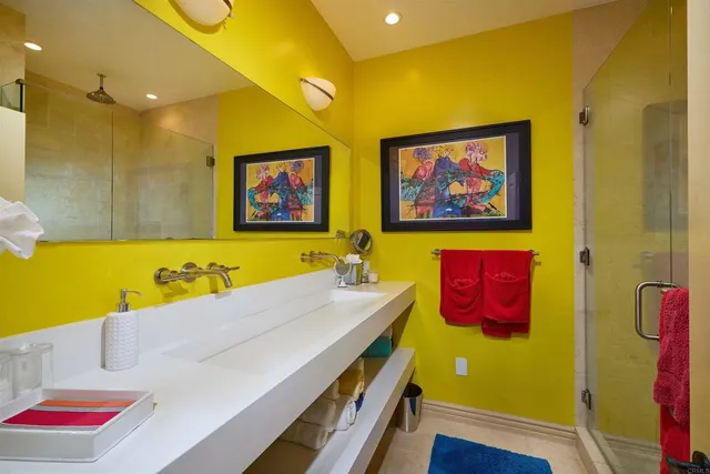 a room with storage and utility